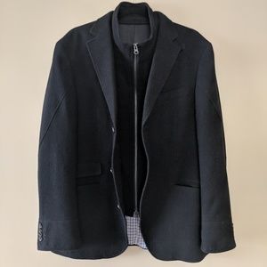 Flynt Rizzo Hybrid Coat Black Men's
